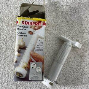 5/$35 Starfrit Garlic Press Machine